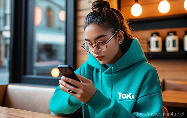 틱톡 인기 음악 사용법 - **Discovering the Next Viral TikTok Sound:**
    "A stylish young female content creator, dressed in...
